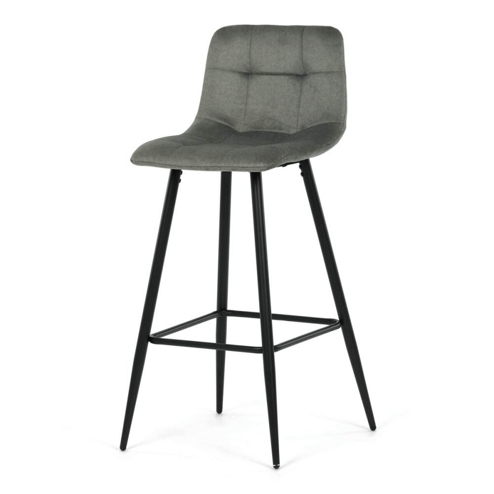 Barová židle, zelená, látka, AUB-X7015 GRN2 – 36 cm