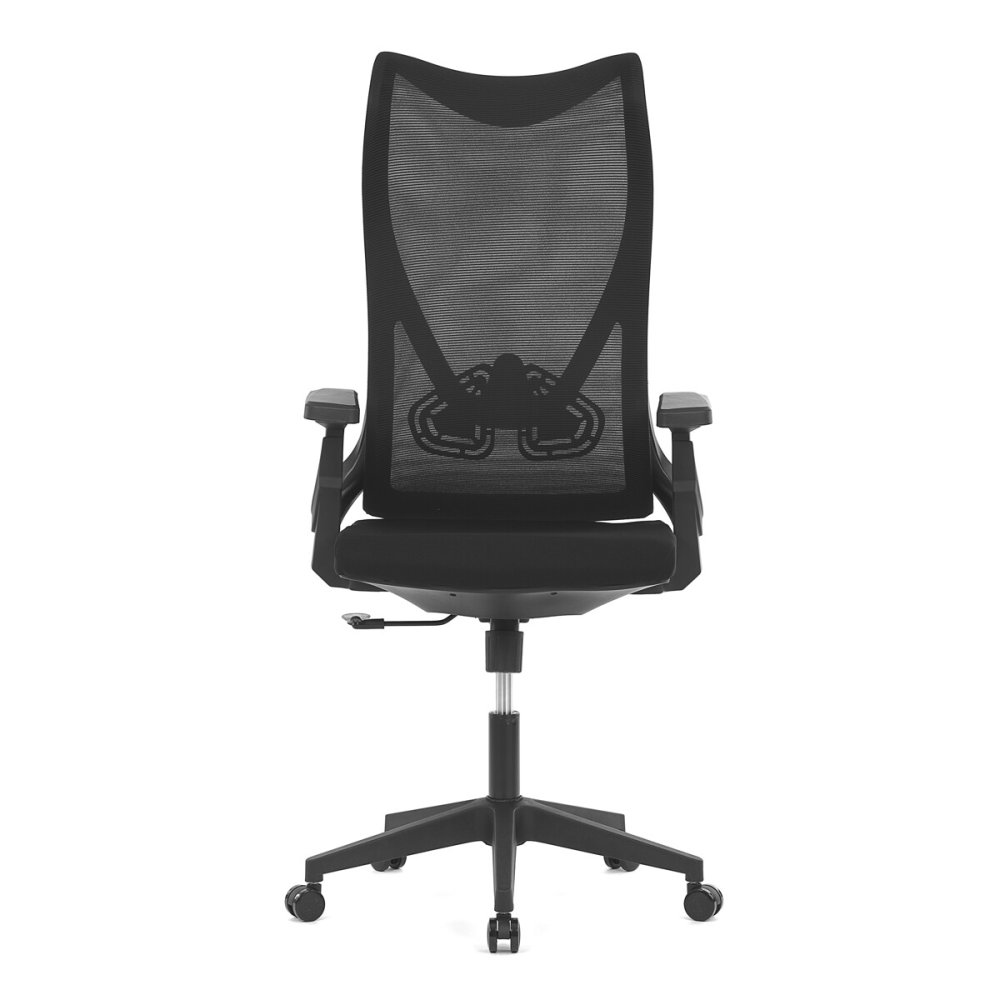 Kancelářská židle, houpací mechanismus, černá síťovina, KA-S248 BK – 65 cm