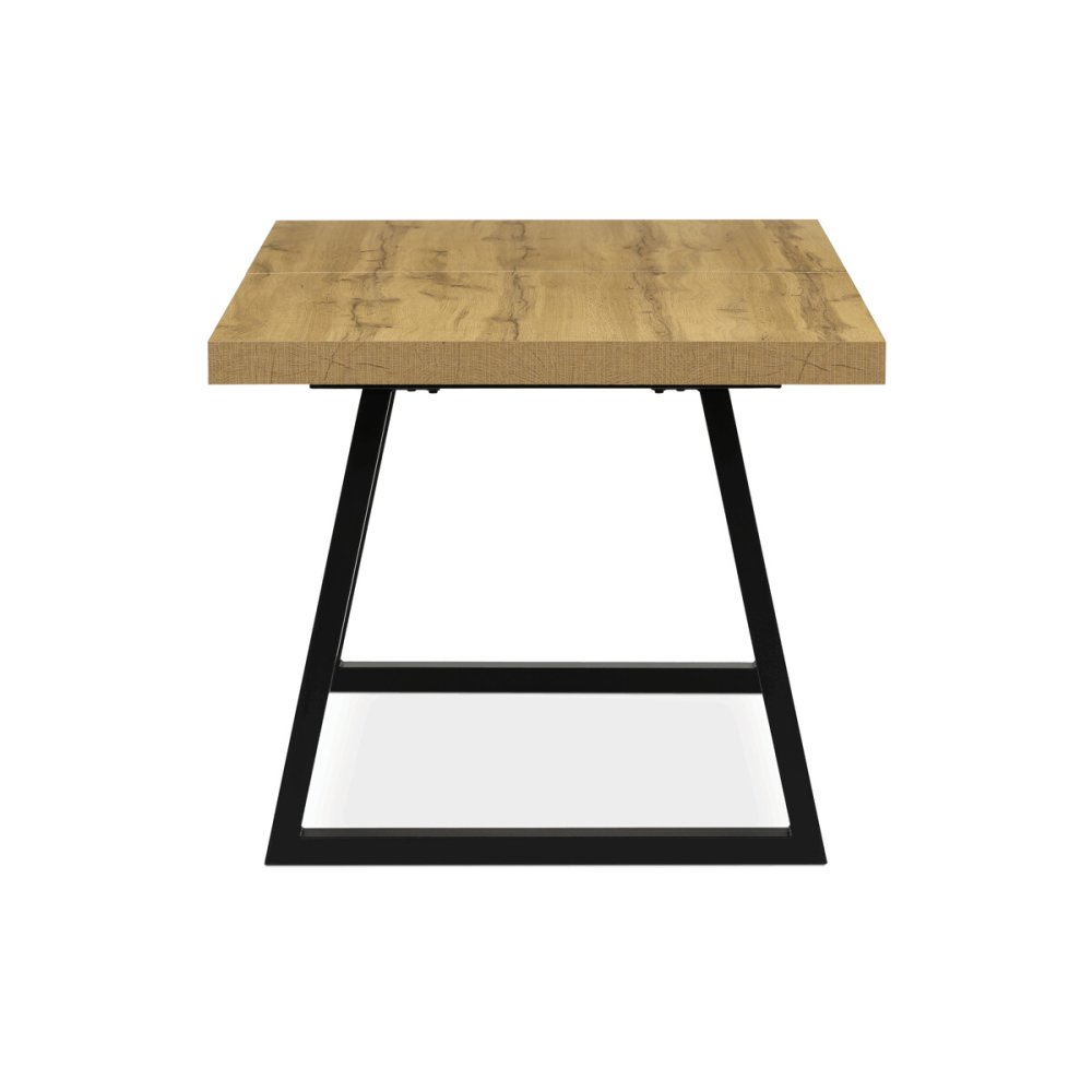 Jídelní stůl rozkládací 160-240x90 cm, lamino, dub, HT-R5624 OAK – 90 cm