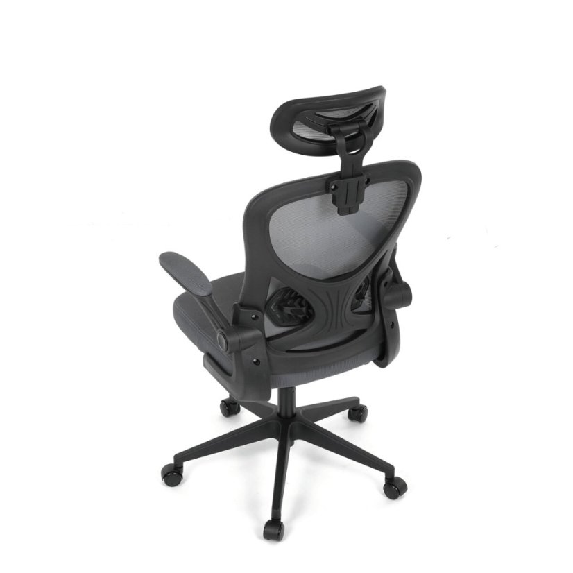 Kancelářská židle, houpací mechanismus, šedá, KA-K2021 GREY