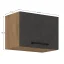 Horní skříňka VEGA 50 GU-36 1F, dub lancelot / šedá matná (50 x 36) cm