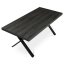 Jídelní stůl 180x90cm, lamino, šedý dub, HT-R5316 GREY