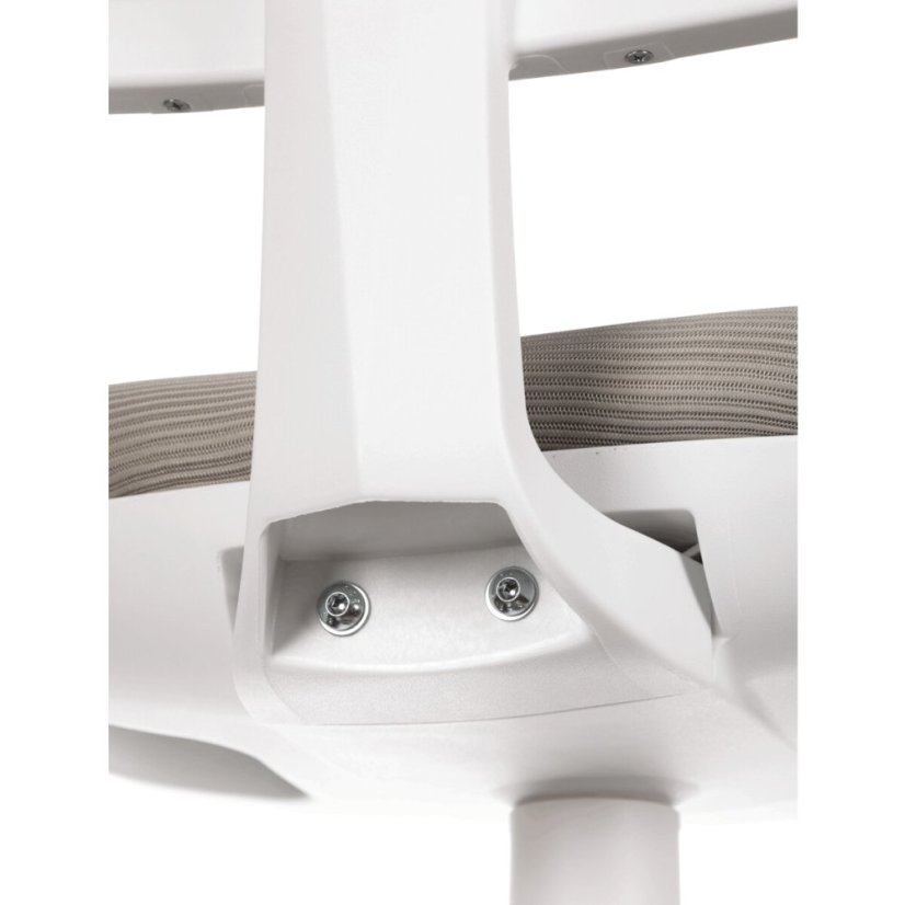 Dětská židle, výškově nastavitelná, šedá síťovina, KA-C801 GREY