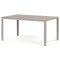 Zahradní stůl 150x89cm, kov, polywood, béžová, AZT-S1215 CRM