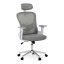 Kancelářská židle, houpací mechanismus, šedá, KA-K2031 GREY
