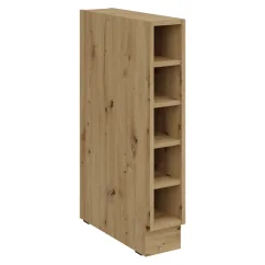 Spodní policová skříňka, dub artisan, FRISBO/ARSANY 15 D OTW BB