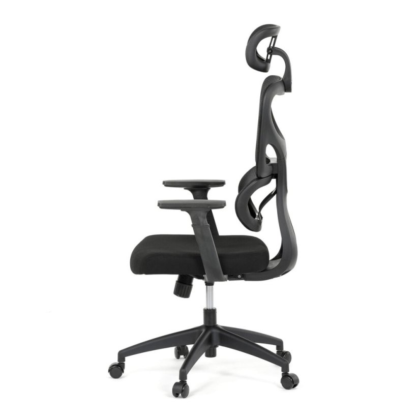 Kancelářská židle, houpací mechanismus, černá, KA-K2080 BK