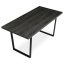 Jídelní stůl 160x80cm, lamino, šedý dub, HT-R5216 GREY