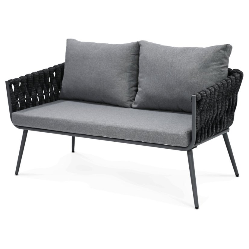 Zahradní sestava, kov, šedá, AZS-1604 GREY