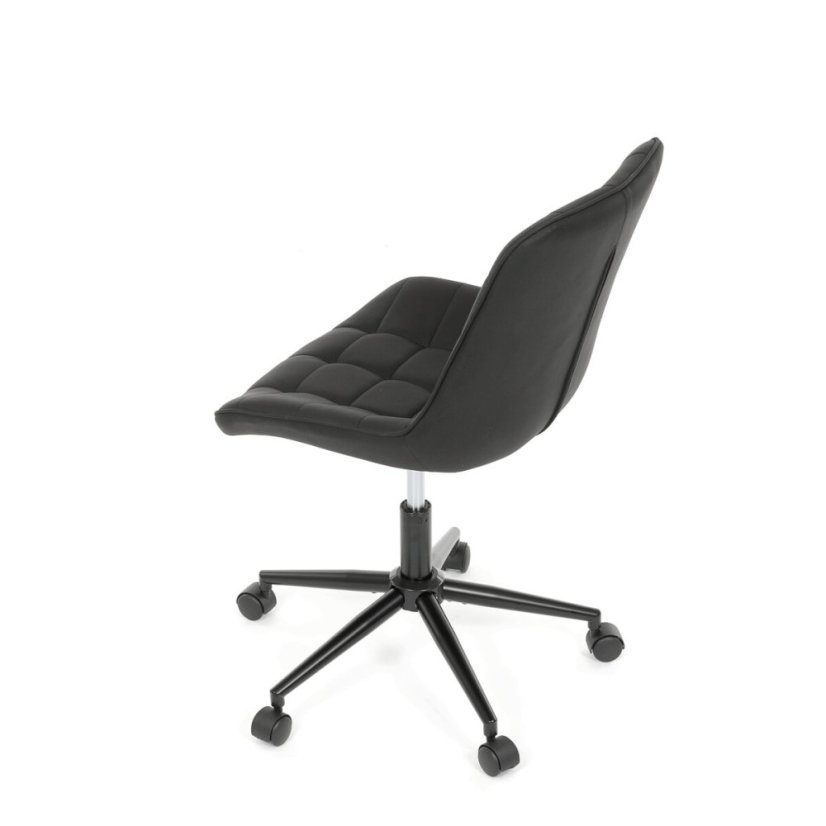 Pracovní židle, výškově nastavitelná, černá látka, KA-V3120 BK3