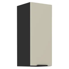 Horní skříňka, kašmír/černá, ARAKA 30 G-72 1F
