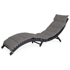 Zahradní lehátko 54x192x68cm, hliník, šedá, AZL-L1301 GREY