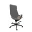 Kancelářské křeslo, houpací mechanismus, šedá ekokůže, KA-T8426 GREY