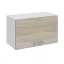 Horní skříňka, FABIANA W – 60OK, dub sonoma / bílá (60 x 36) cm