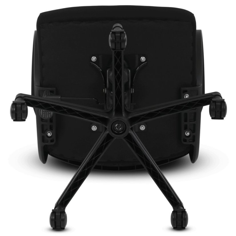 Kancelářská židle, houpací mechanismus, černá síťovina, KA-S3015 BK