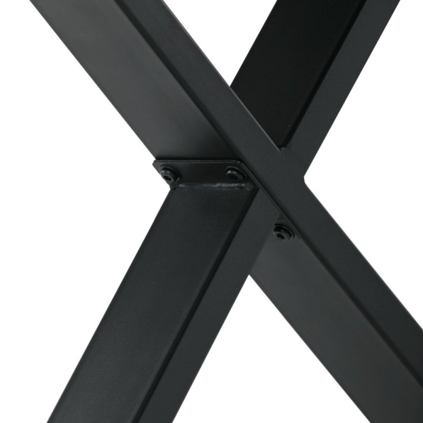 Jídelní stůl 160x90cm, mdf, šedý dub, HT-F4316 GREY - Barva: hnědá#eup349684euv2