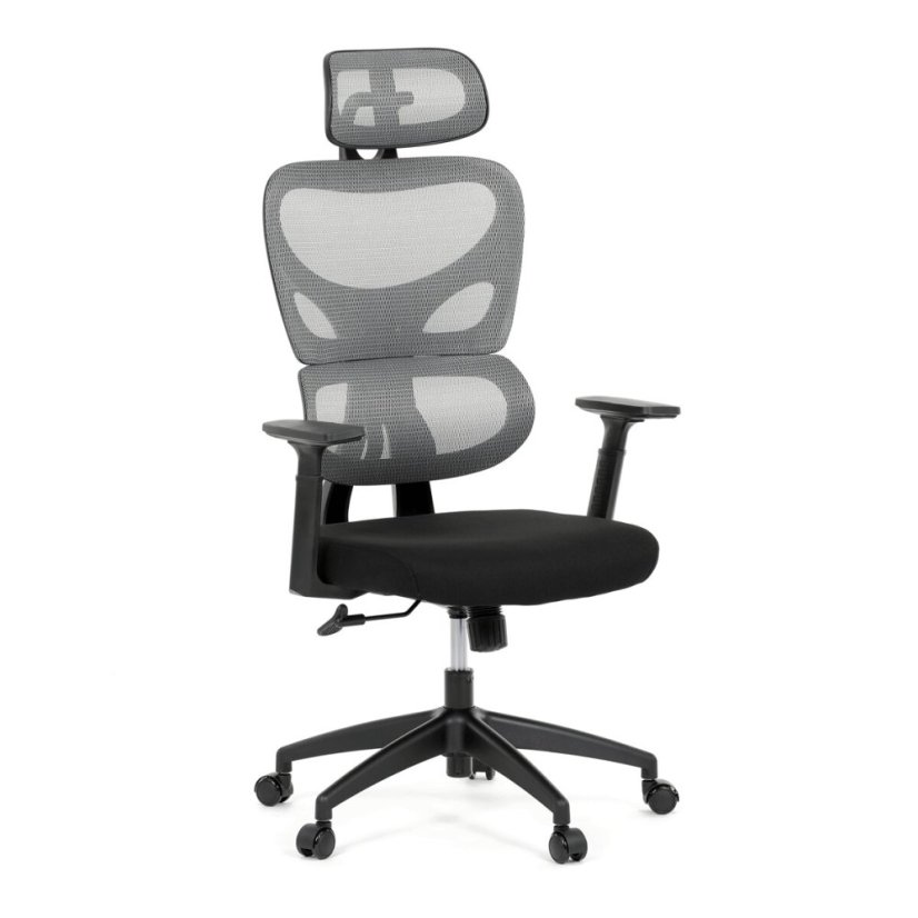 Kancelářská židle, houpací mechanismus, šedá, KA-K2080 GREY