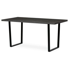 Jídelní stůl 160x80cm, lamino, šedý dub, HT-R5216 GREY