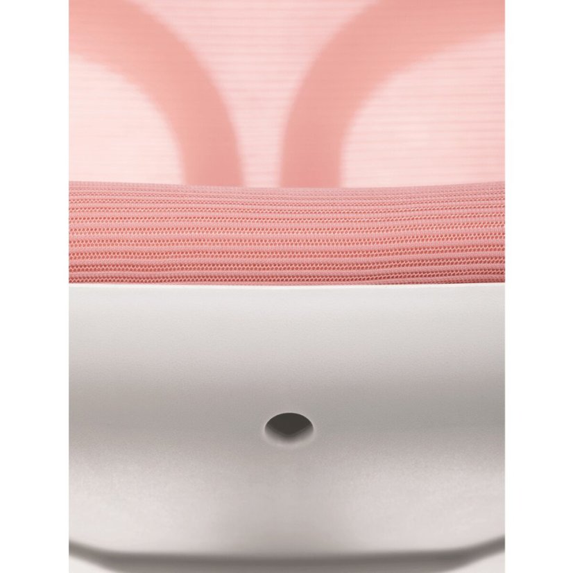 Dětská židle, výškově nastavitelná, růžová síťovina, KA-C801 PINK