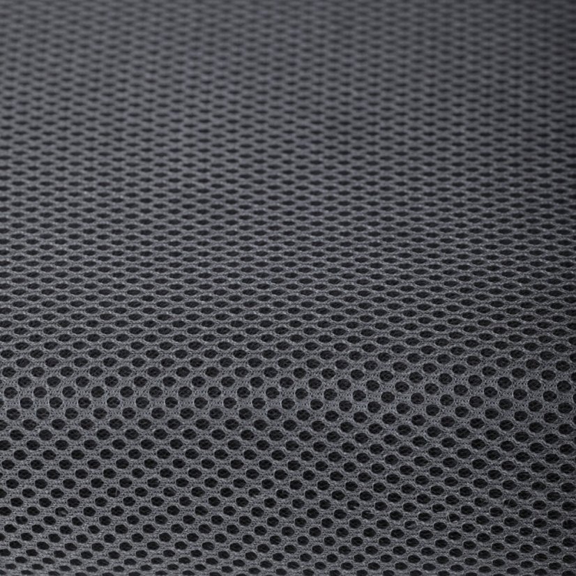 Dětská židle, výškově nastavitelná, šedá síťovina, KA-L103 GREY