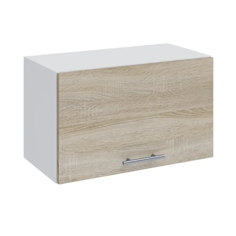 Horní skříňka, FABIANA W – 60OK, dub sonoma / bílá (60 x 36) cm