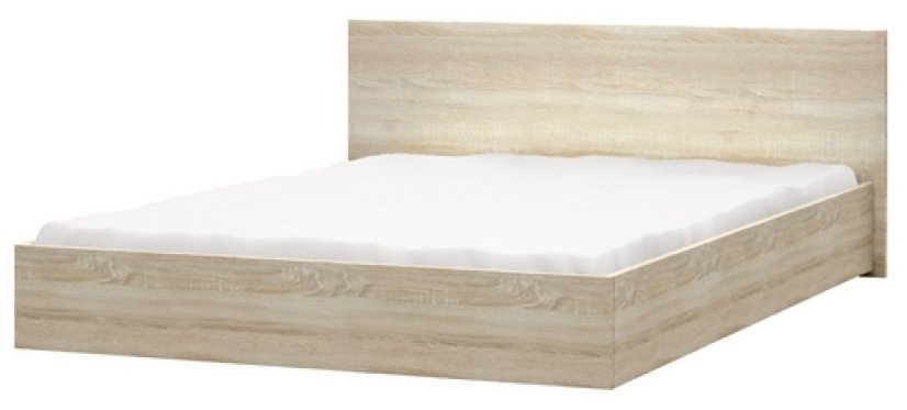 Postel ALESSIA 160x200cm dub sonoma DOPRODEJ
