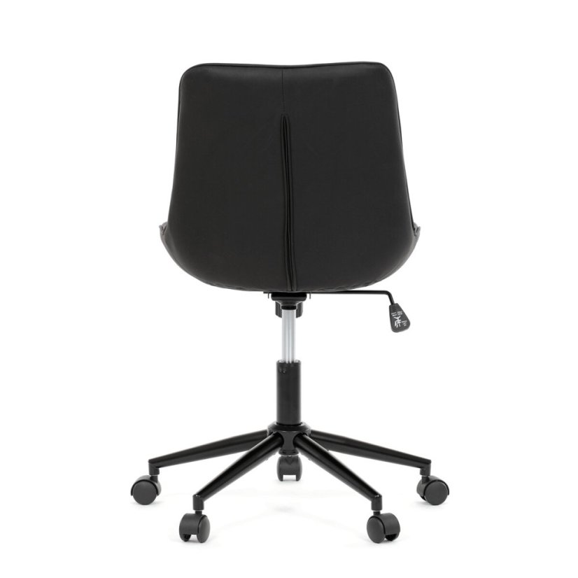Pracovní židle, výškově nastavitelná, černá látka, KA-V3120 BK3