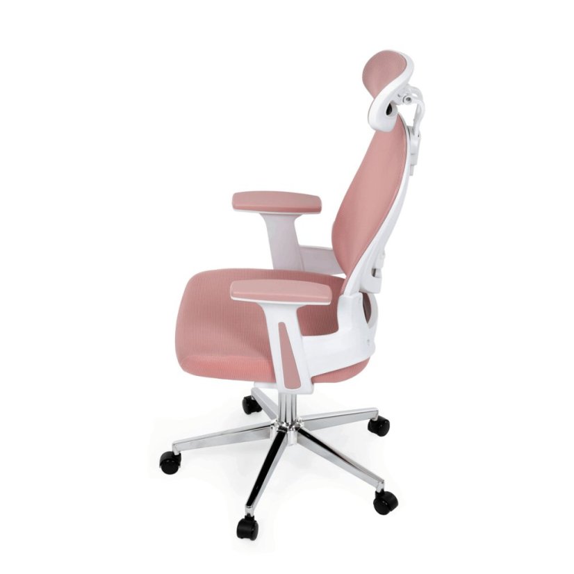 Kancelářská židle, houpací mechanismus, růžová, KA-K2031 PINK