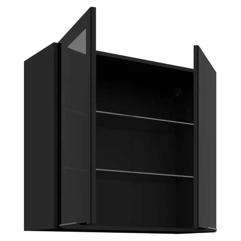 Horní skříňka ARAKA/MENZO/SIBER 80 GS-72 2F, černá