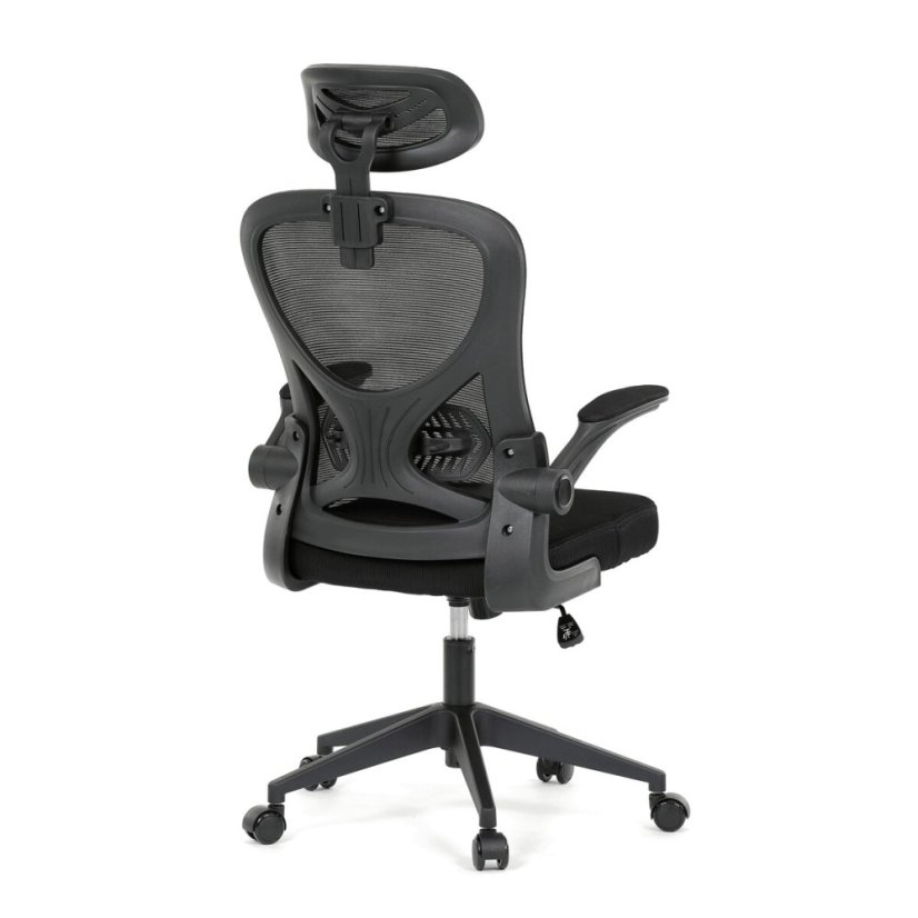 Kancelářská židle, houpací mechanismus, černá, KA-K2021 BK