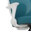 Dětská židle, výškově nastavitelná, modrá síťovina, KA-K1062 BLUE