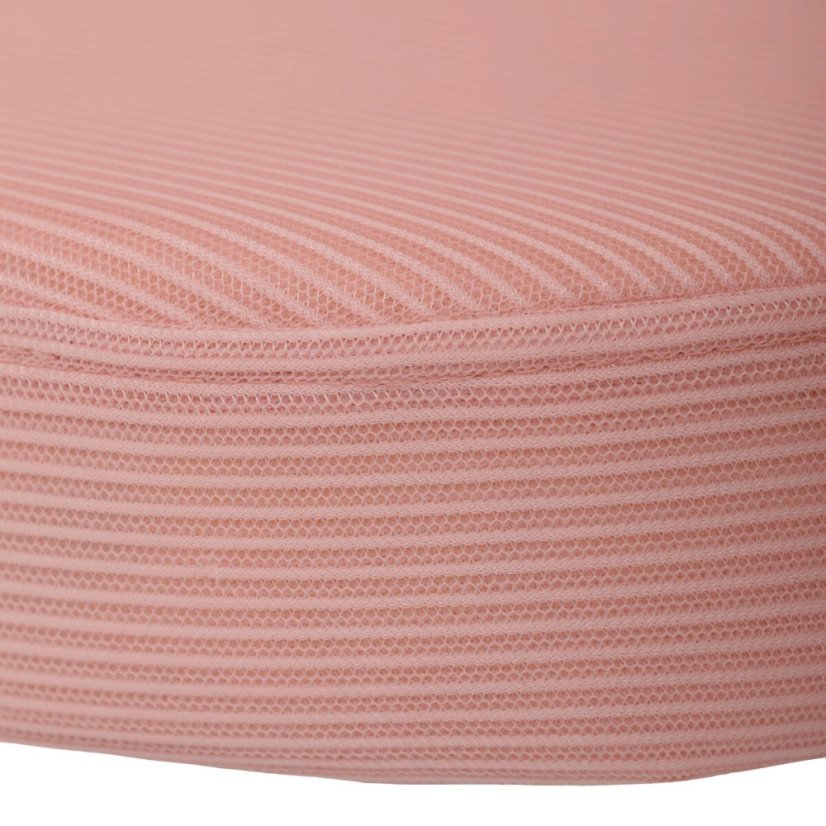 Dětská židle KA-K1063 PINK, výškově nastavitelná, růžová síťovina (61 x 53) cm