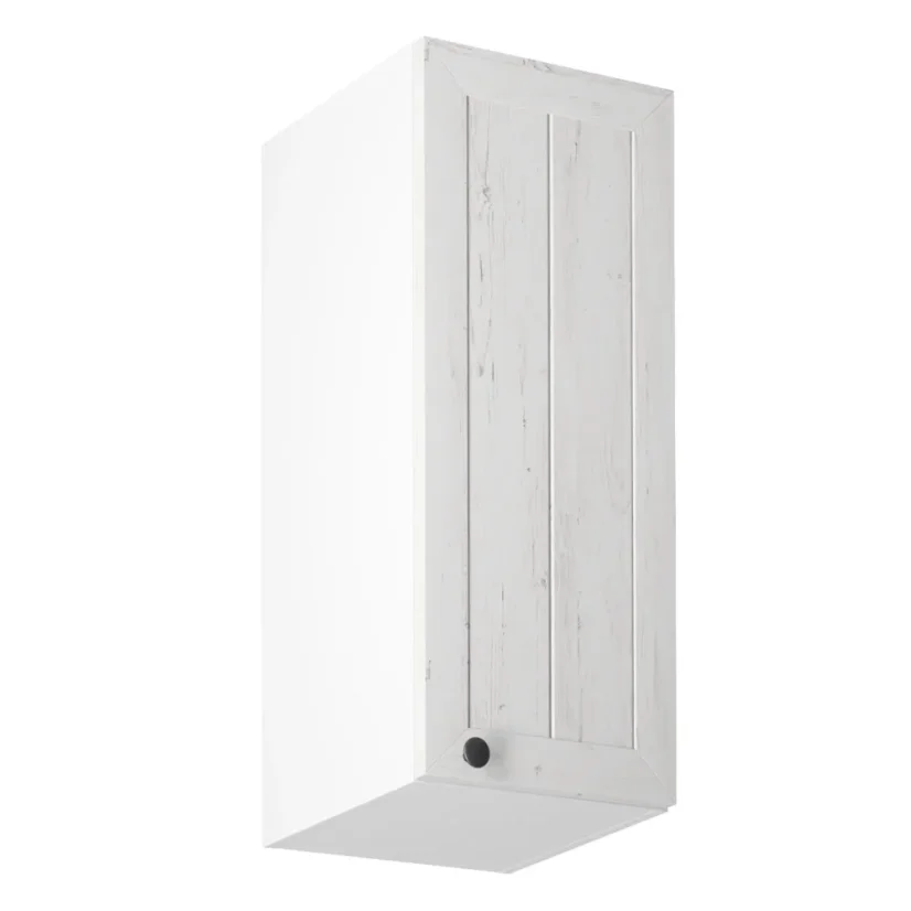 Horní skříňka G30 PROVANCE (30 x 72) cm - Varianta: levá, bílá / sosna andersen