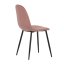 Jídelní židle, růžová, sametová látka, CT-971 PINK4
