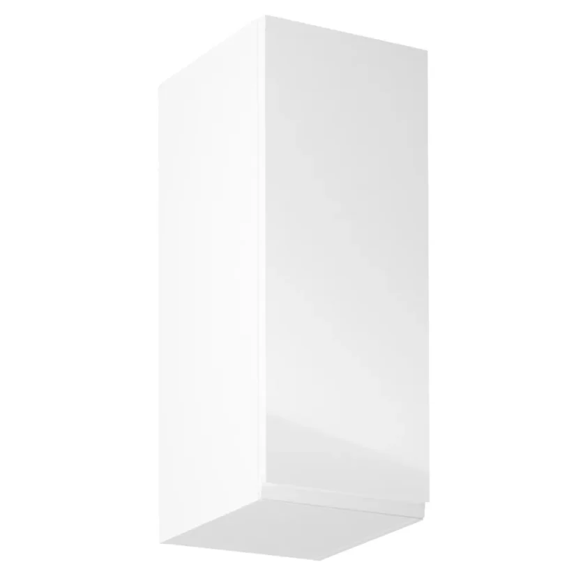 Horní skříňka AURORA DVIERKA (30 x 72) cm - Varianta: bílá / bílý extra vysoký lesk, ľravá
