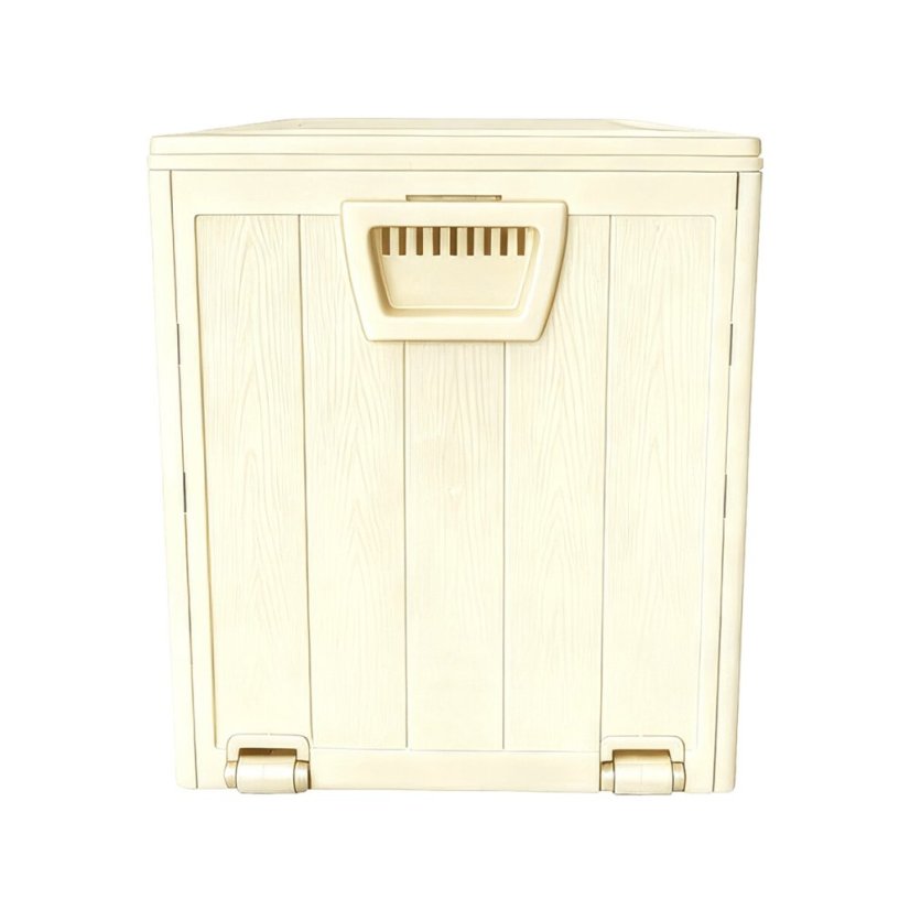 Zahradní úložný box 112x49x54cm, plast, béžová, AZB-G2075 CRM - Barva (vyberte): béžová#eup349581euv1