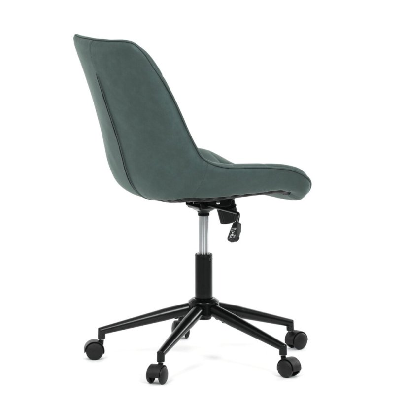 Pracovní židle, výškově nastavitelná, zelená látka, KA-V3120 GRN3
