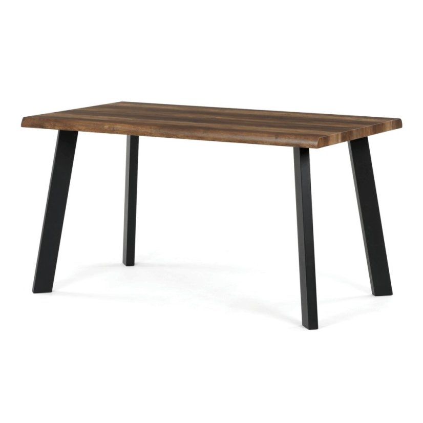 Jídelní stůl 140x80cm, mdf, šedý dub, HT-F4514 GREY - Barva (vyberte): hnědá#eup349729euv3