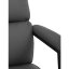 Kancelářské křeslo, houpací mechanismus, šedá ekokůže, KA-D8104 GREY
