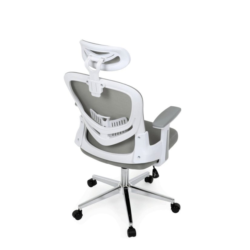 Kancelářská židle, houpací mechanismus, šedá, KA-K2031 GREY