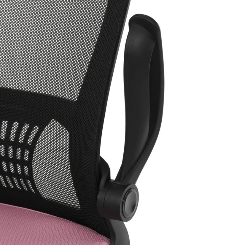 Dětská židle, houpací mechanismus, růžová síťovina, KA-K2006 PINK