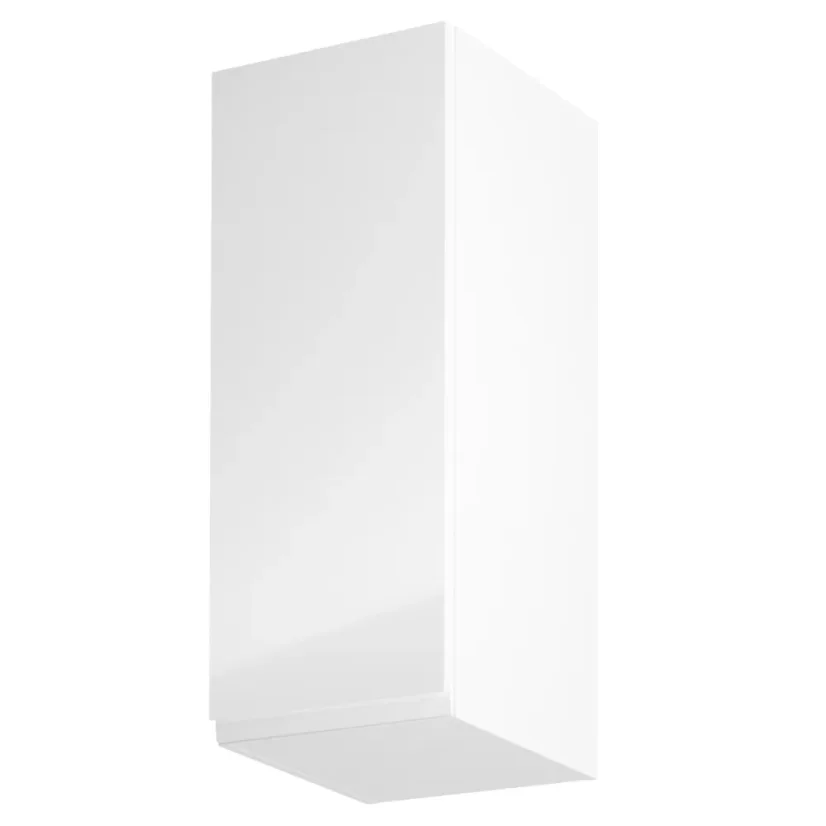 Horní skříňka AURORA DVIERKA (30 x 72) cm - Varianta: bílá / bílý extra vysoký lesk, ľravá