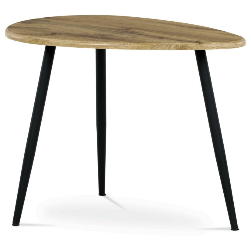 Odkládací stolek 60x40x45cm, mdf, dub, AF-3011 OAK - Dekor: Divoký dub