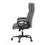 Kancelářské křeslo, houpací mechanismus, šedá ekokůže, KA-Y346 GREY