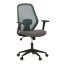 Kancelářská židle, houpací mechanismus, zelená síťovina, KA-V3149 GRN