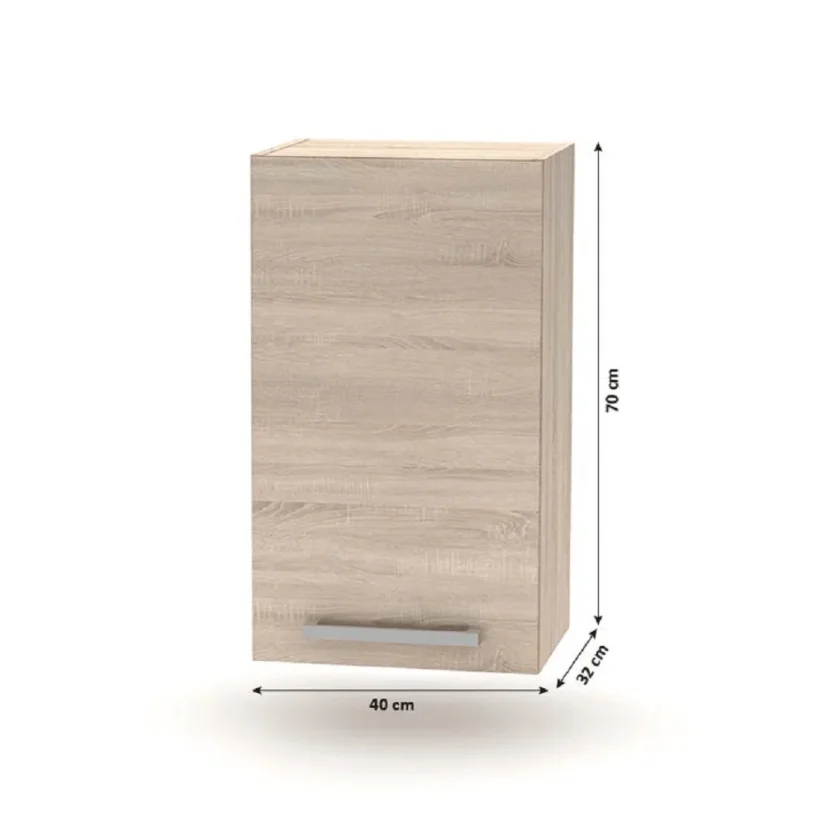 Horní skříňka NOVA PLUS NOPL-005-OH, dub sonoma (40 x 70) cm