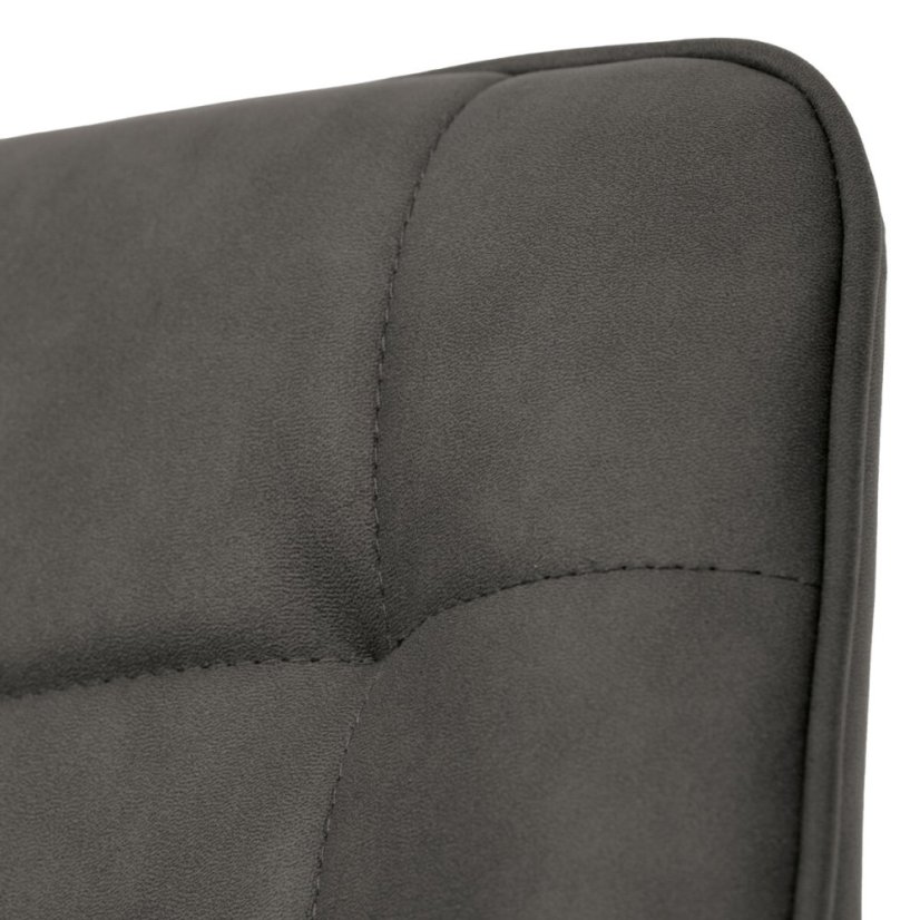 Pracovní židle, výškově nastavitelná, šedá látka, KA-V3120 GREY3