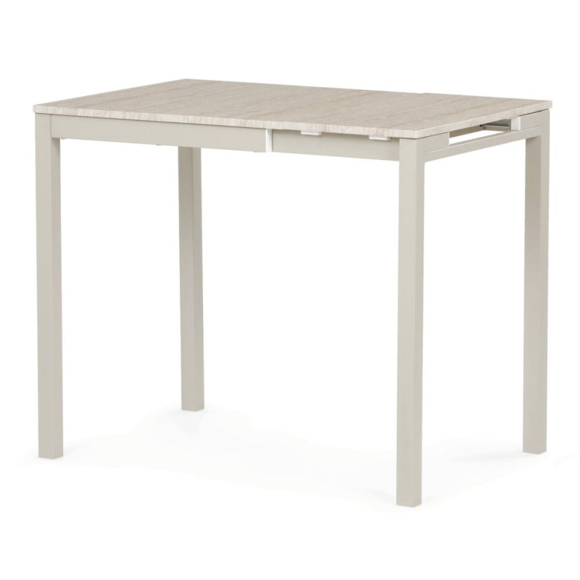 Jídelní stůl rozkládací 60-90x60 cm, melamin, dub, GDT-206 OAK - Barva (vyberte): hnědá - Barva (vyberte): béžová#eup349726euv3