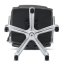 Kancelářské křeslo, houpací mechanismus, šedá ekokůže, KA-F1385 GREY