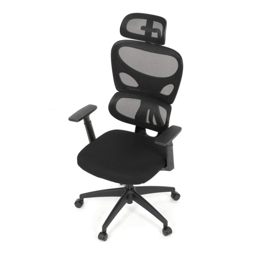 Kancelářská židle, houpací mechanismus, černá, KA-K2080 BK